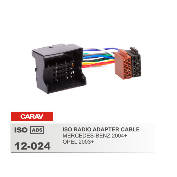 картинка ISO - переходник для а/м MERCEDES 12-024 купить в магазине CAROBASS