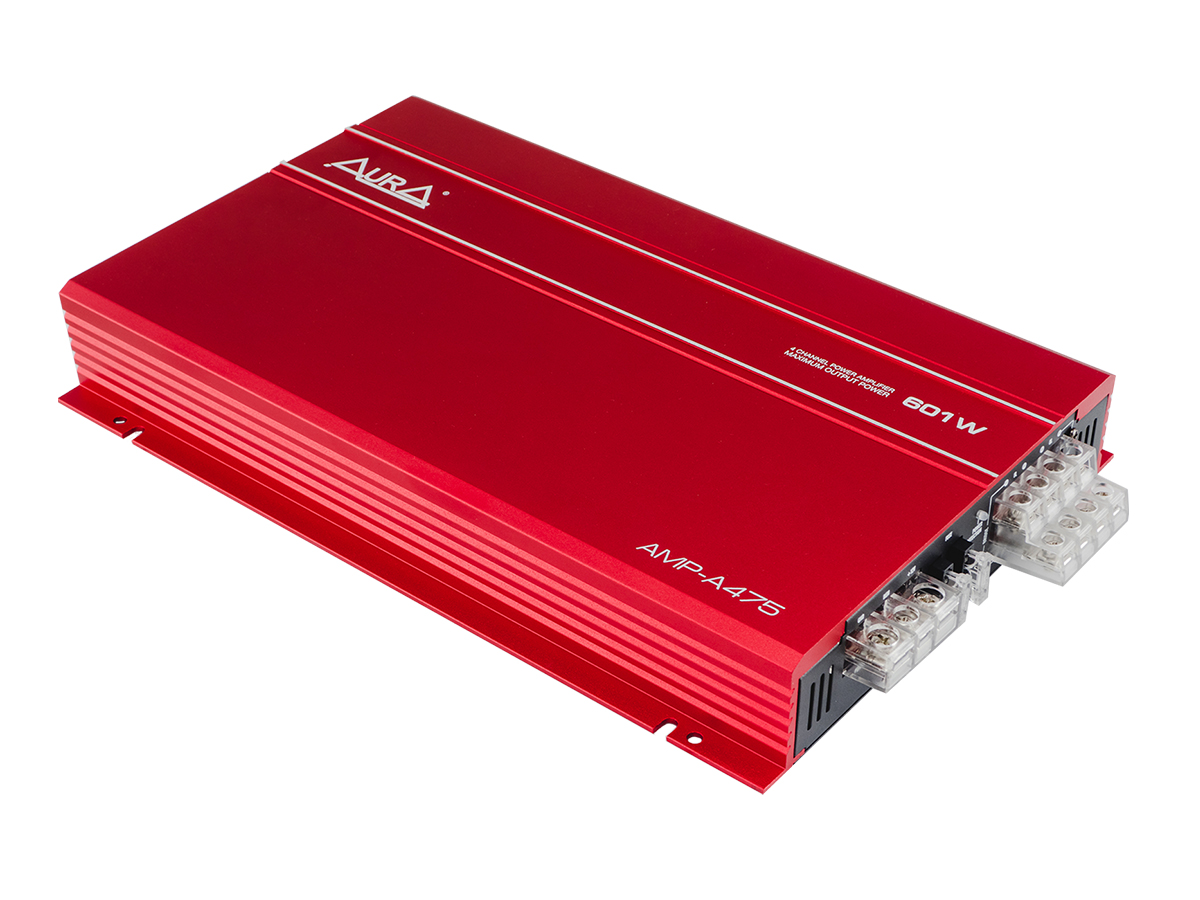 картинка Усилитель 4-х канальный AURA AMP-A475 купить в магазине CAROBASS