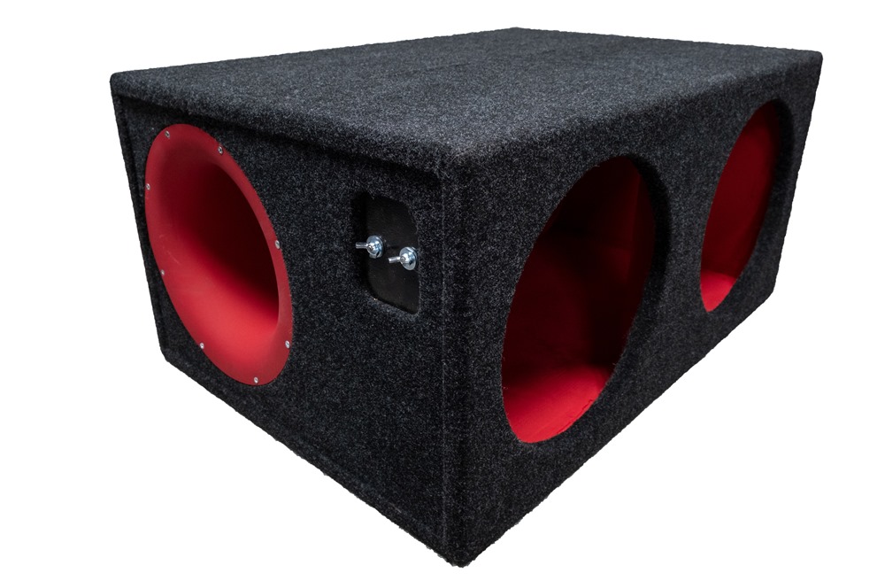 картинка Короб 12"+12" ALPHA BOX-2x12-100-T-LUX купить в магазине CAROBASS