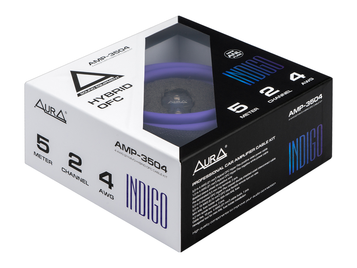 картинка Набор установочный AURA HYBRID-OFC AMP-3504 купить в магазине CAROBASS