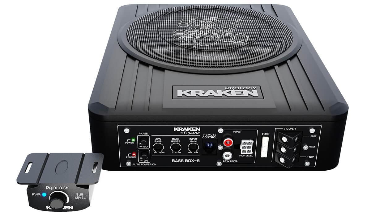 картинка Сабвуфер корпусной активный PROLOGY KRAKEN BASS BOX-8 купить в магазине CAROBASS