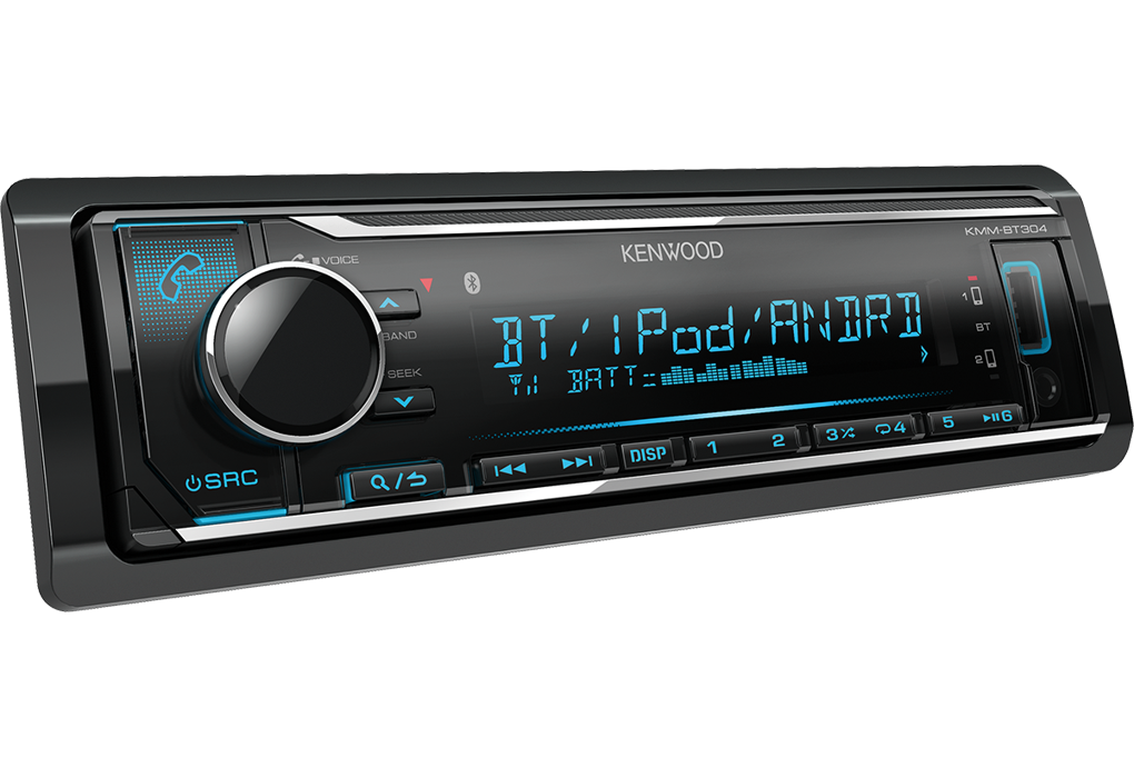 картинка Автомагнитола KENWOOD KMM-BT304 купить в магазине CAROBASS