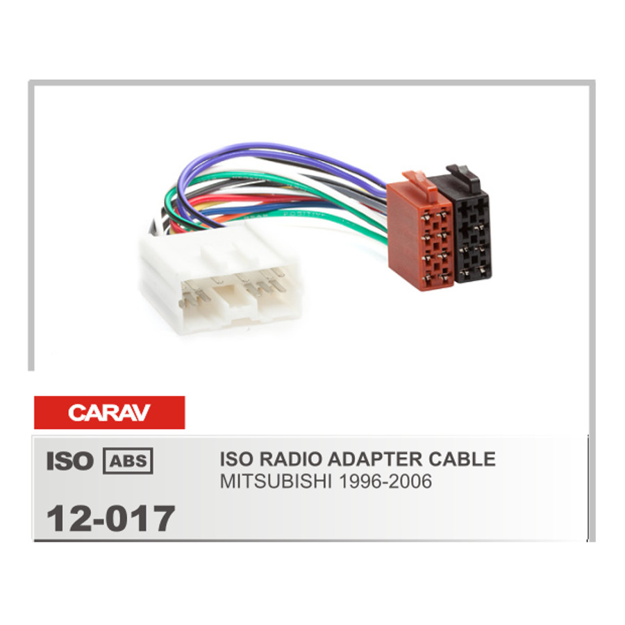 картинка ISO - переходник для а/м MITSUBISHI 12-017/AWH-MT02 купить в магазине CAROBASS
