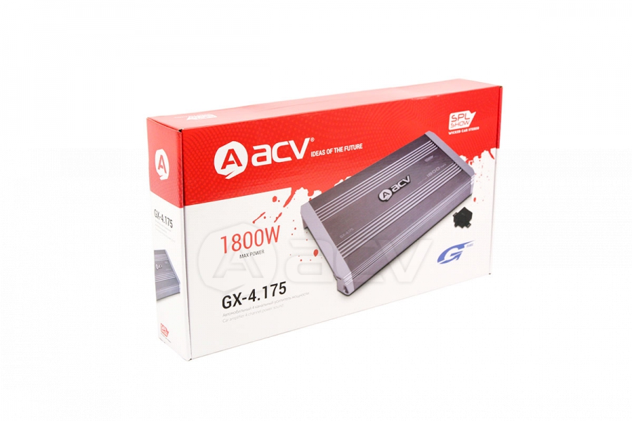 картинка Усилитель 4-х канальный ACV GX-4.175 купить в магазине CAROBASS