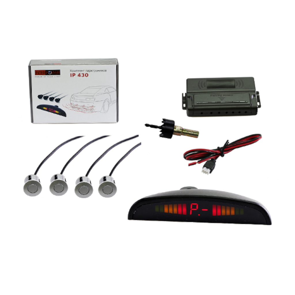 картинка Парковочный радар Interpower IP-430 (на 4 датчика) купить в магазине CAROBASS