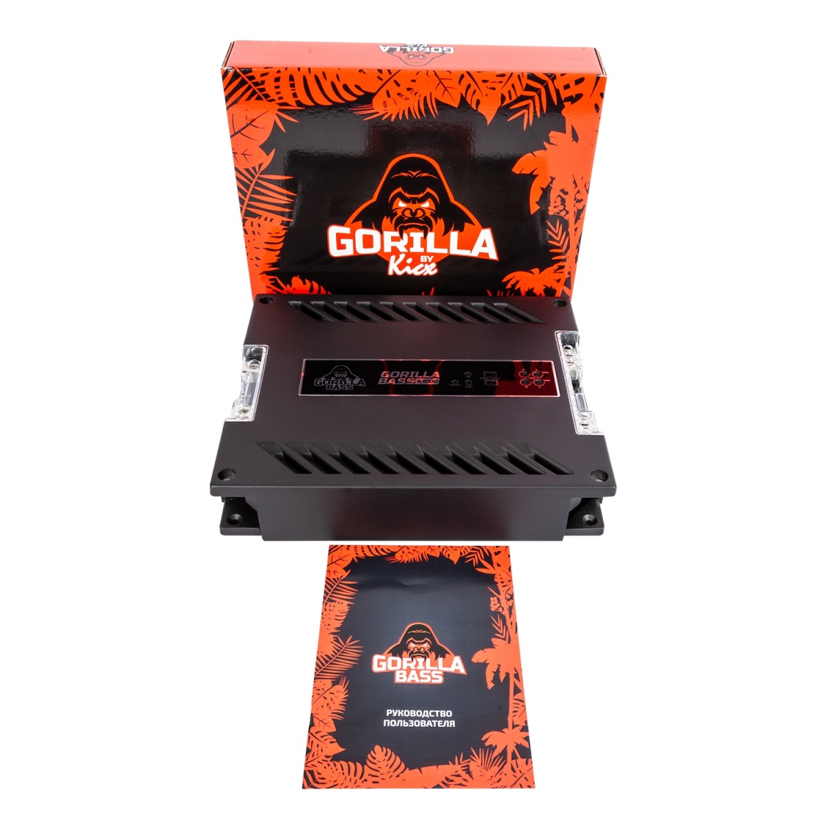 картинка Усилитель 4-х канальный KICX Gorilla Bass 4.1000 купить в магазине CAROBASS