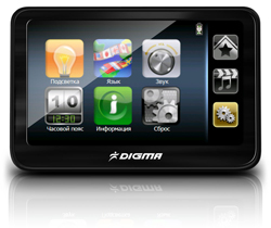 картинка GPS-навигатор DIGMA 4,3″ DM-435 купить в магазине CAROBASS