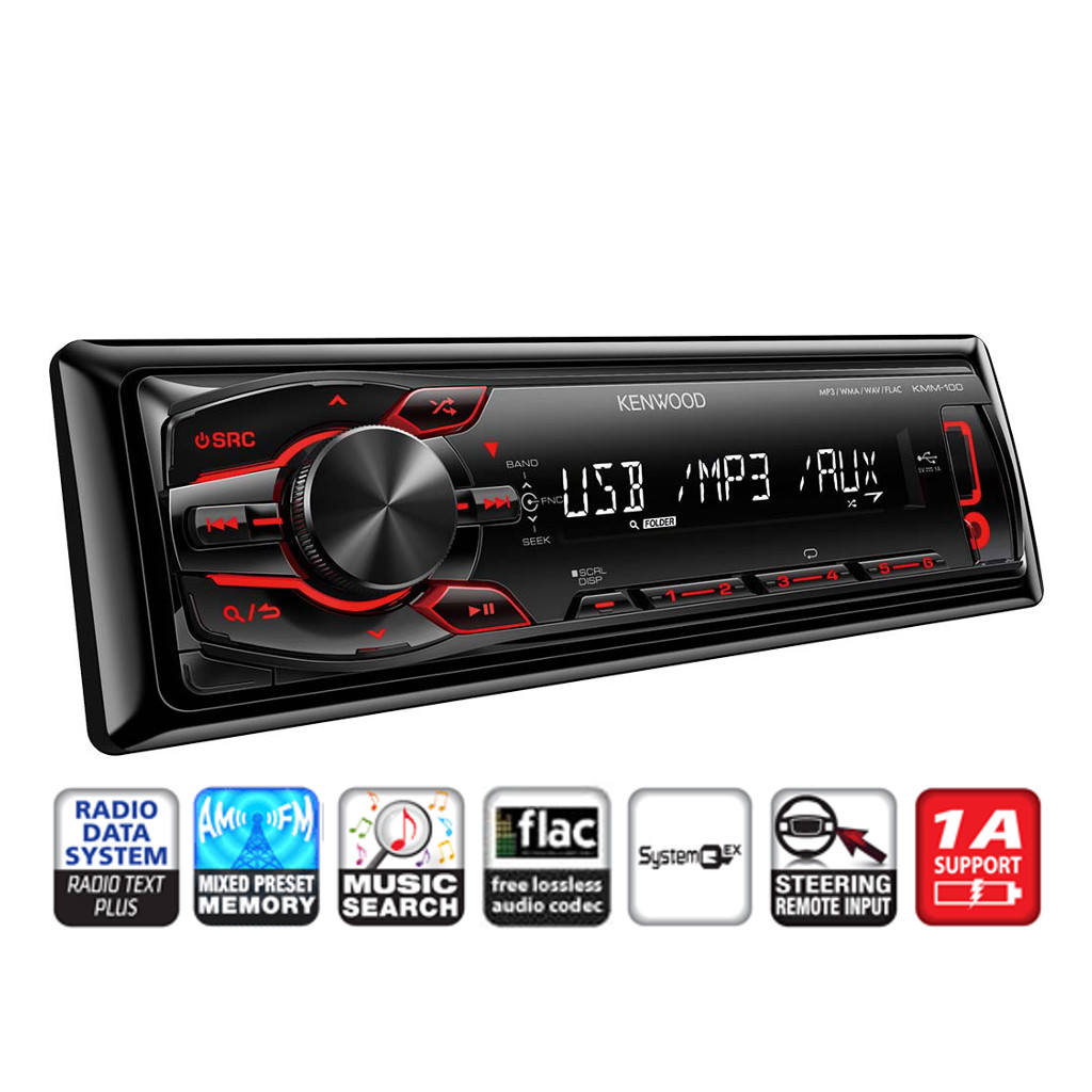 картинка Автомагнитола KENWOOD KMM-100RY купить в магазине CAROBASS