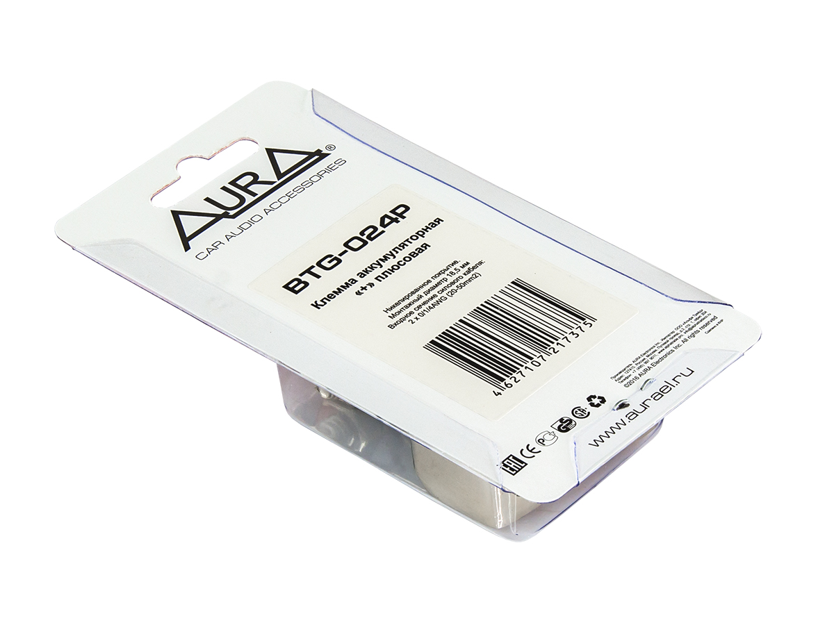 картинка Клемма аккумуляторная AURA (+) BTG-024P купить в магазине CAROBASS