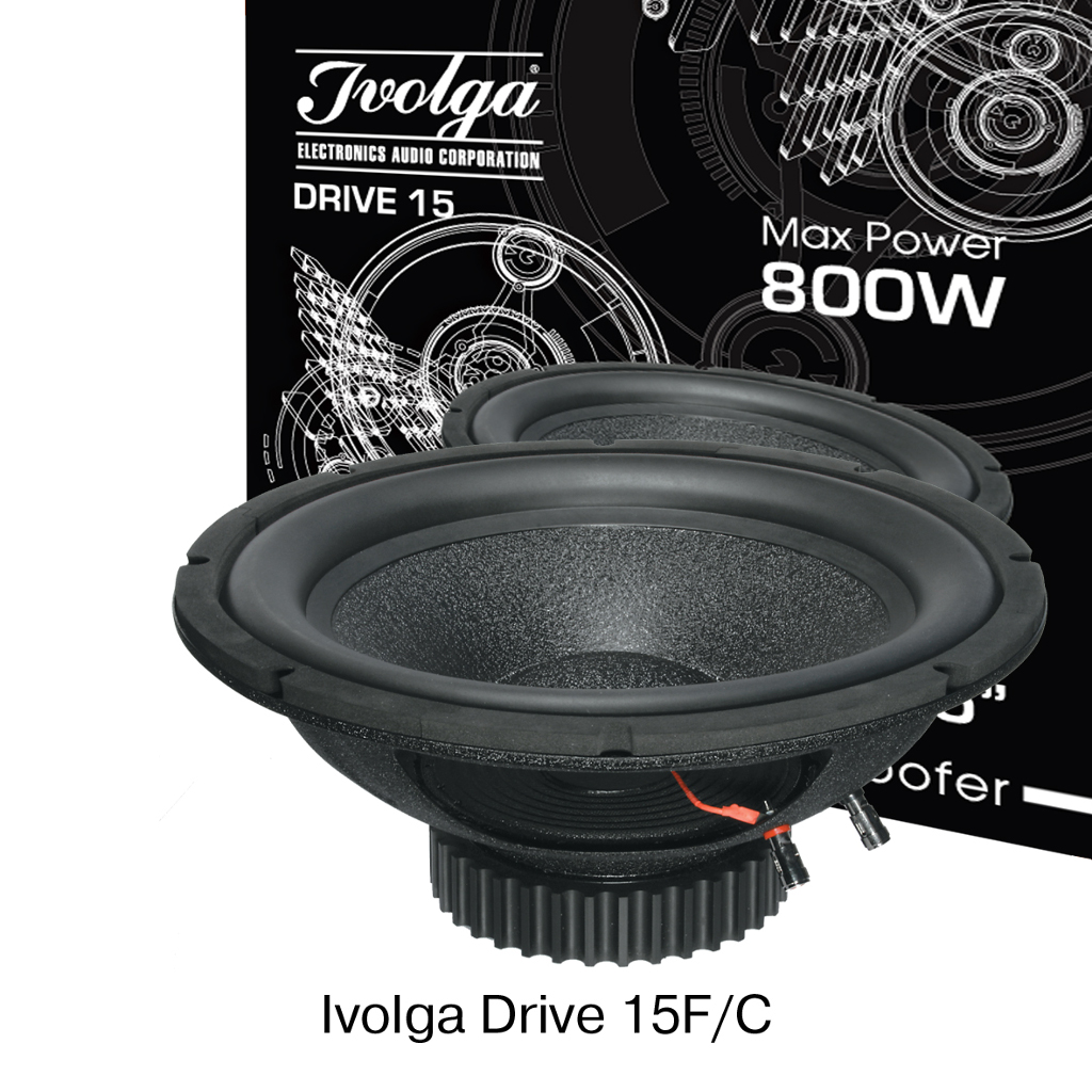 картинка Сабвуфер 15″ IVOLGA Drive 15C купить в магазине CAROBASS