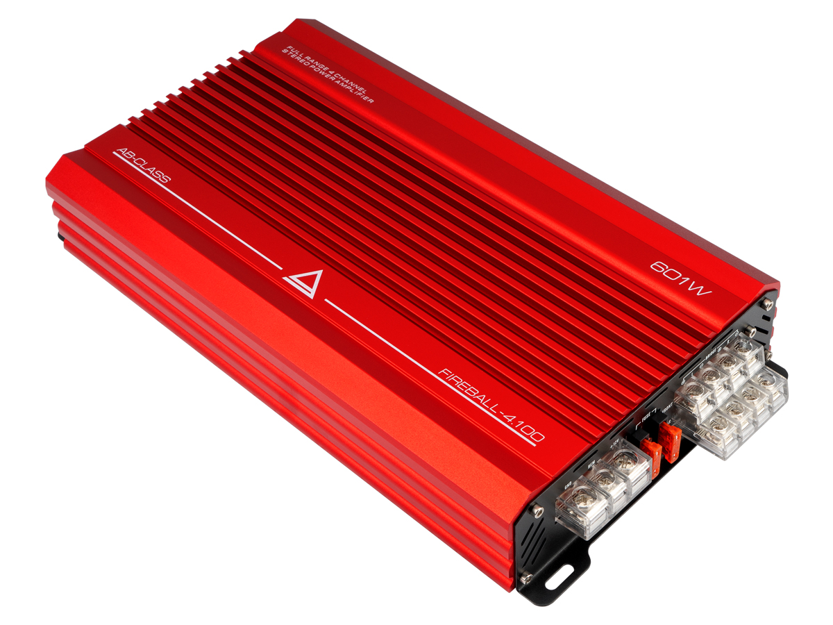 картинка Усилитель 4-х канальный AURA FIREBALL-4.100 купить в магазине CAROBASS
