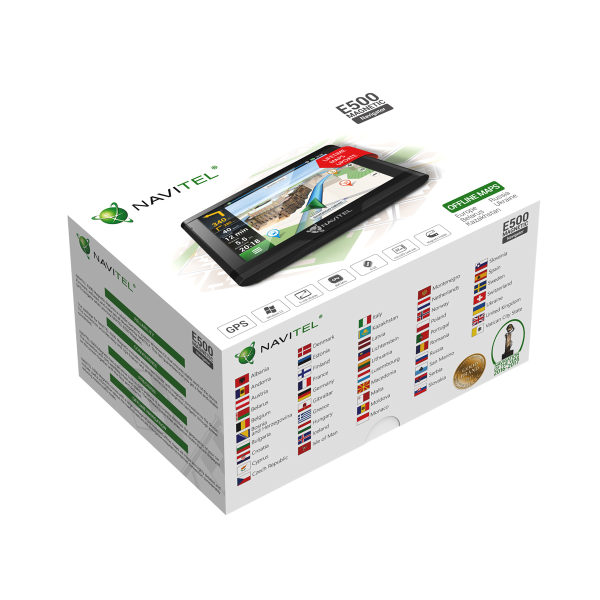 картинка GPS-навигатор NAVITEL E500 MAGNETIC купить в магазине CAROBASS