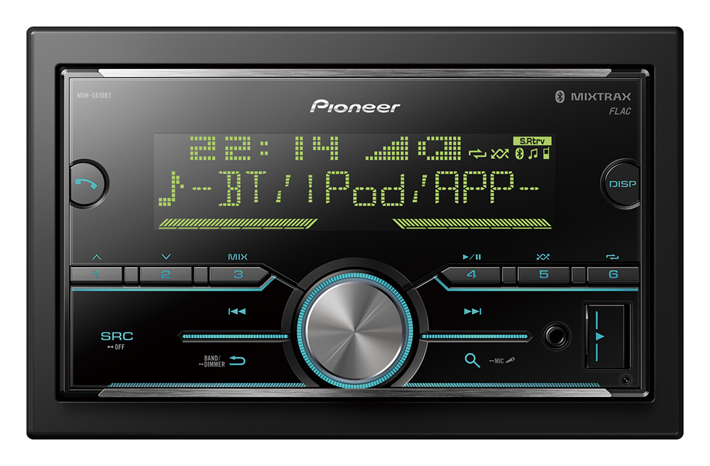 картинка Автомагнитола PIONEER MVH-S610BT купить в магазине CAROBASS