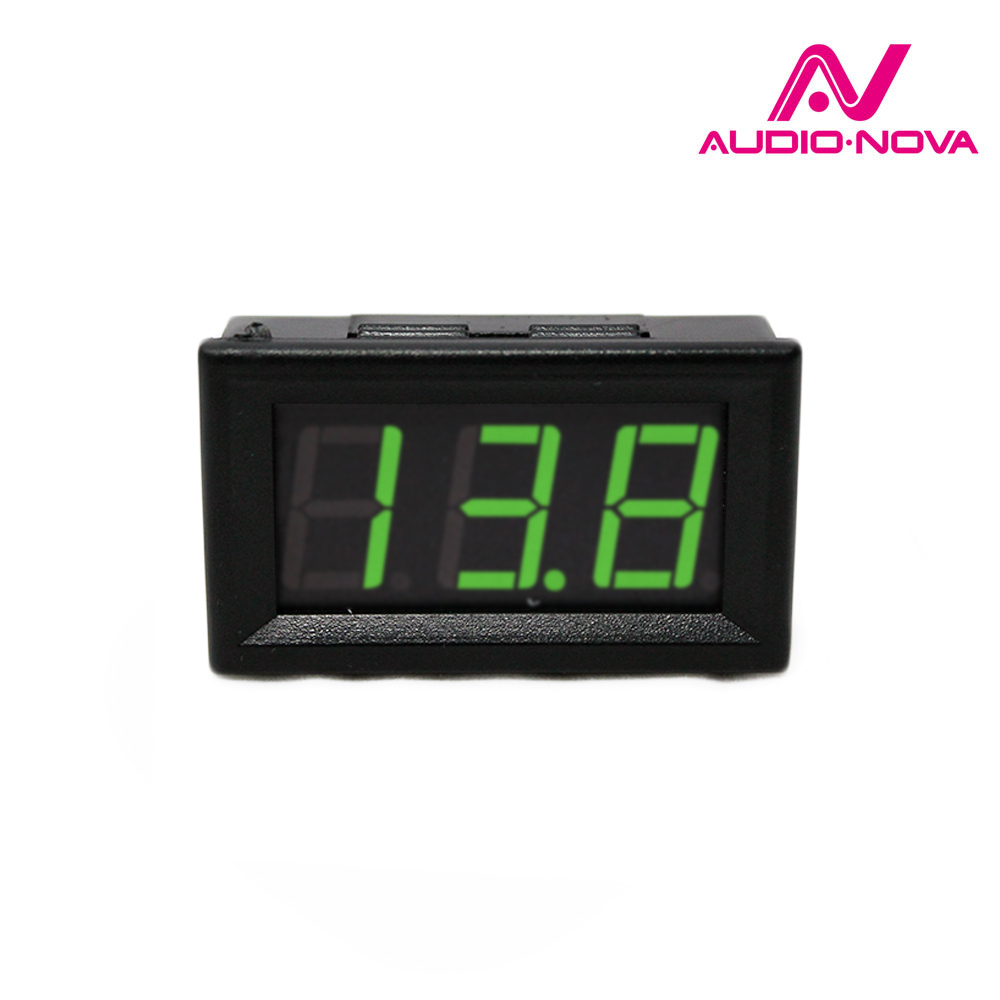 картинка Вольтметр цифровой автомобильный AUDIO NOVA VTM1-G купить в магазине CAROBASS