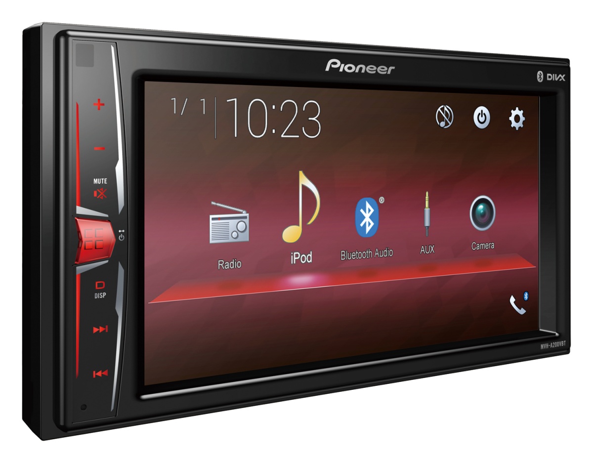картинка Автомагнитола PIONEER MVH-A200VBT купить в магазине CAROBASS
