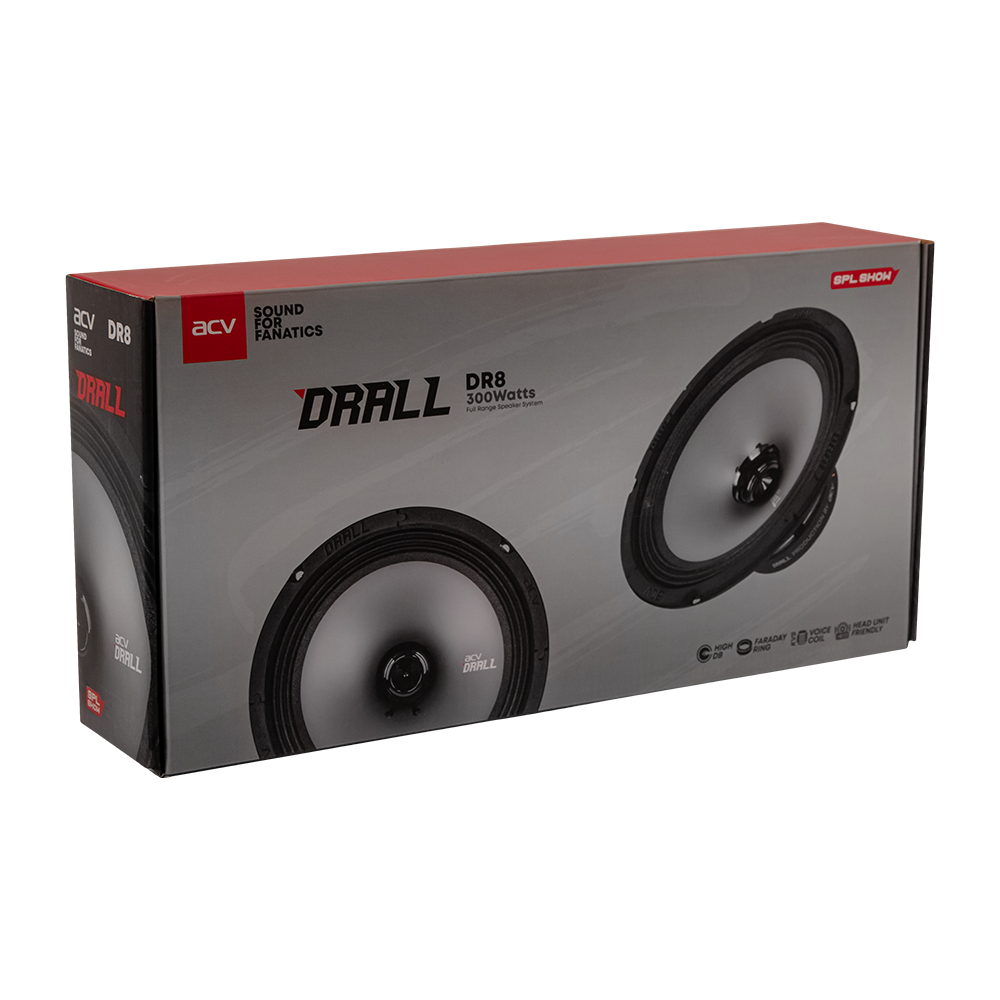 картинка AC 8" широкополосная ACV DRALL DR8 купить в магазине CAROBASS
