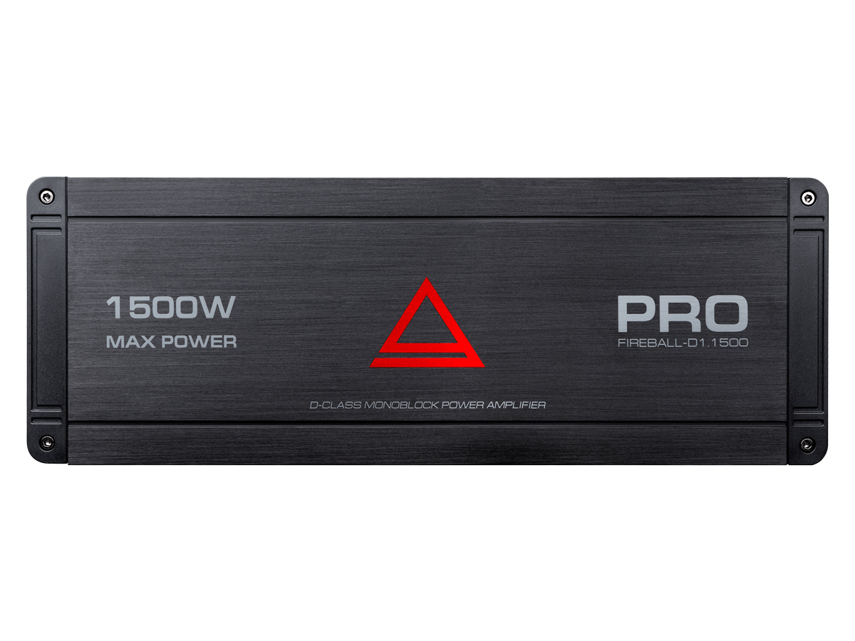 картинка Усилитель 1 канальный AURA FIREBALL-D1.1500 PRO купить в магазине CAROBASS