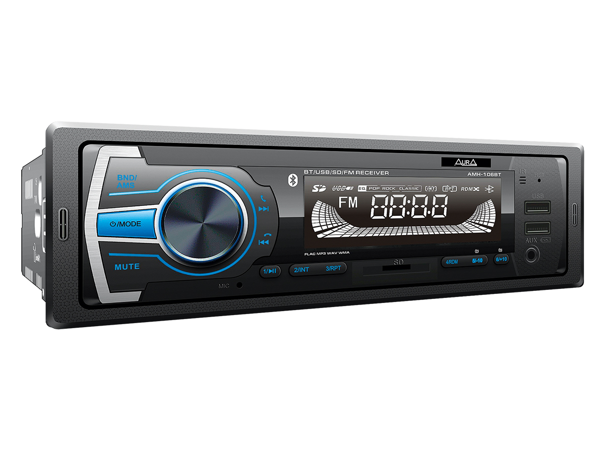 картинка Автомагнитола AURA AMH-106BT купить в магазине CAROBASS