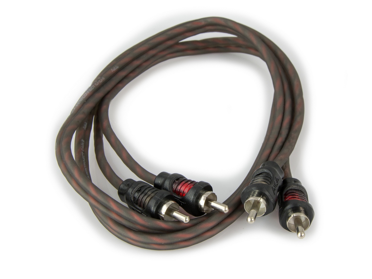 картинка Межблочный кабель AURA RCA-0210 купить в магазине CAROBASS
