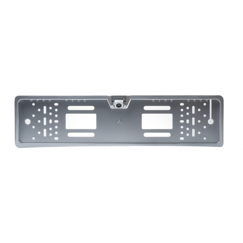 картинка Рамка номерного знака с камерой Blackview UC-77 SILVER LED+ купить в магазине CAROBASS