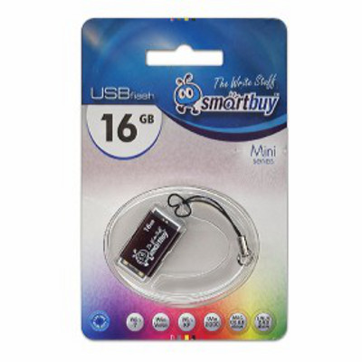 картинка USB-Flash память SmartBuy 16Gb Mini series купить в магазине CAROBASS