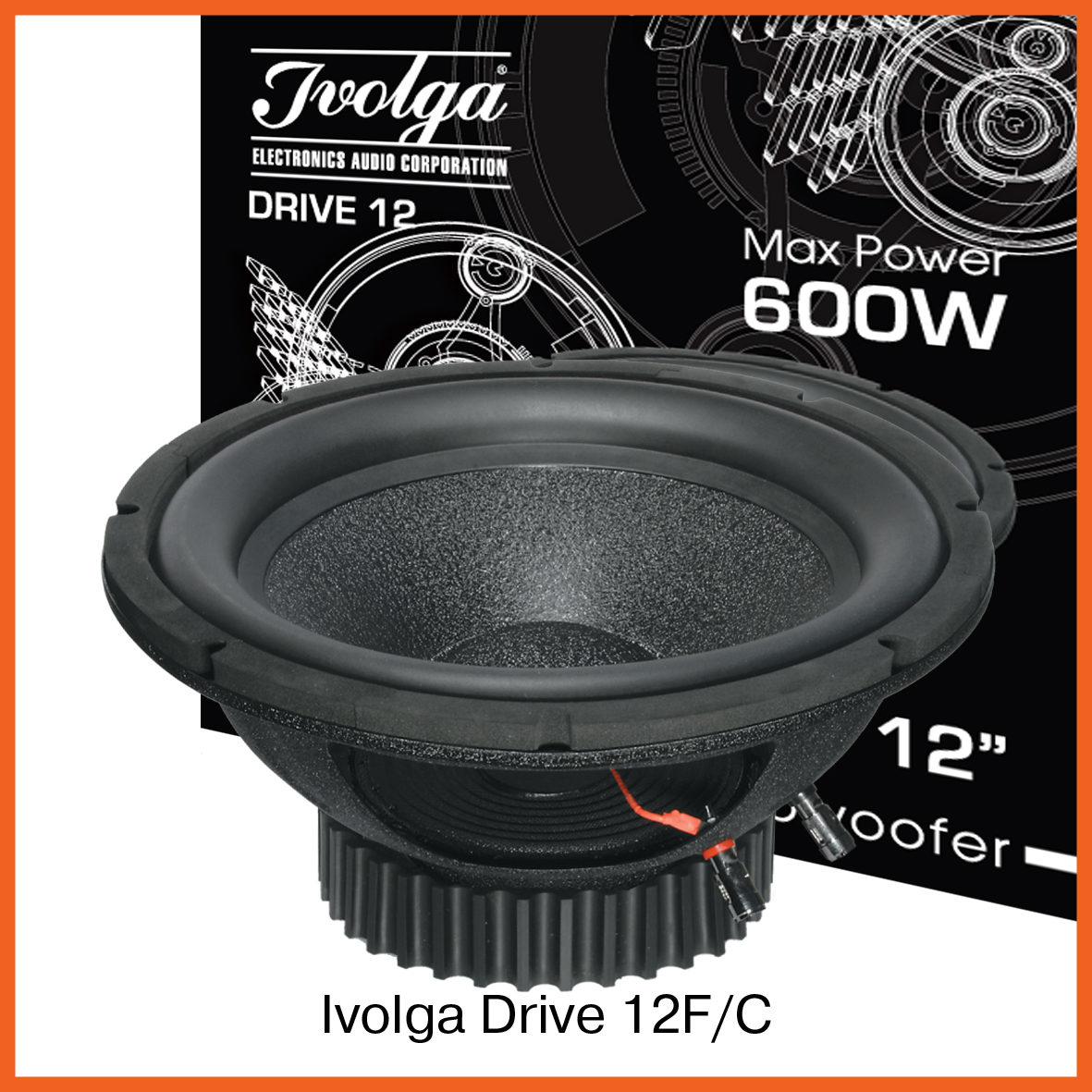 картинка Сабвуфер 12″ IVOLGA Drive 12F купить в магазине CAROBASS