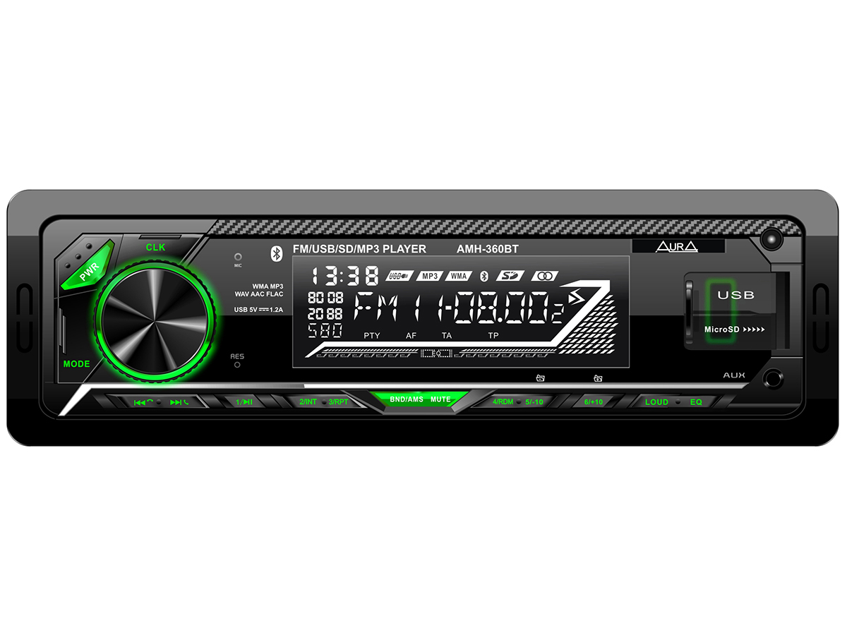 картинка Автомагнитола AURA AMH-360BT купить в магазине CAROBASS