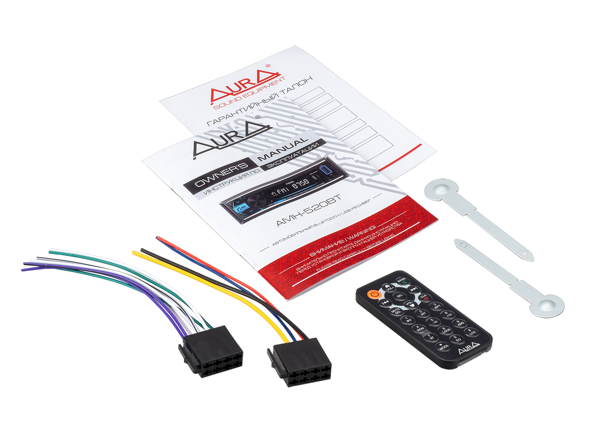 картинка Автомагнитола AURA AMH-520BT купить в магазине CAROBASS