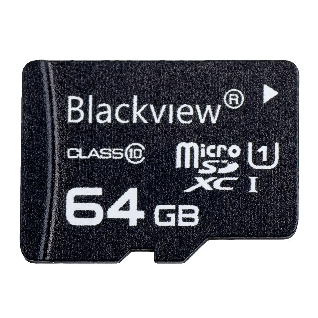 картинка Карта памяти MicroSDHC 64Gb Blackview Class 10 (без адаптера) SDCS2/64GBSP купить в магазине CAROBASS