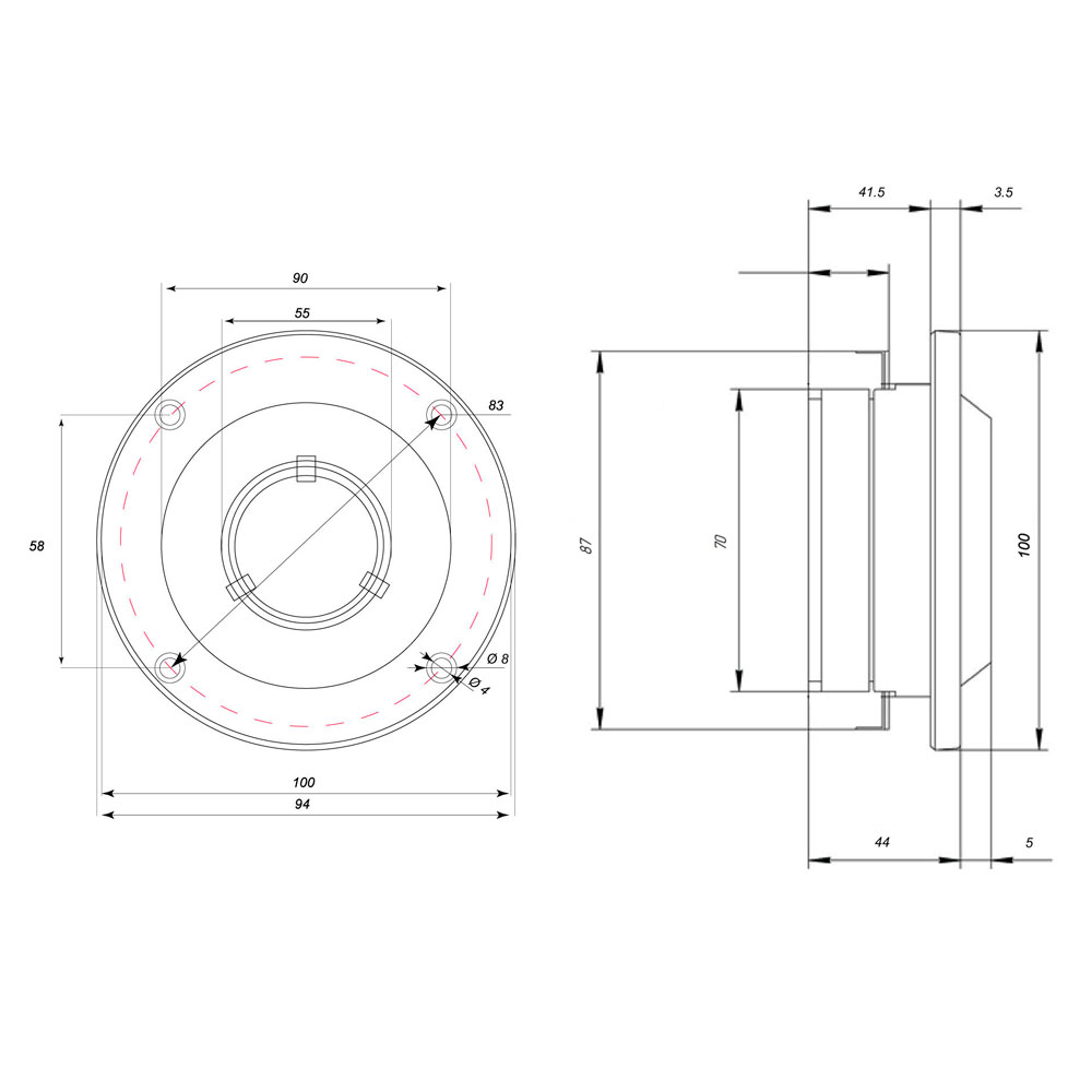 картинка АС ВЧ (твитер) ORIS GR-T42 купить в магазине CAROBASS