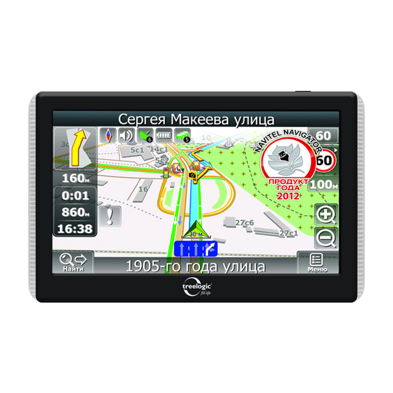 картинка GPS-навигатор TREELOGIC 7″ TL-7001BGF AV купить в магазине CAROBASS