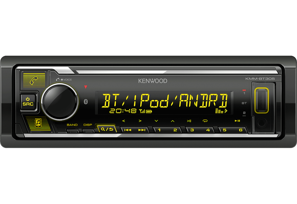 картинка Автомагнитола KENWOOD KMM-BT305 купить в магазине CAROBASS