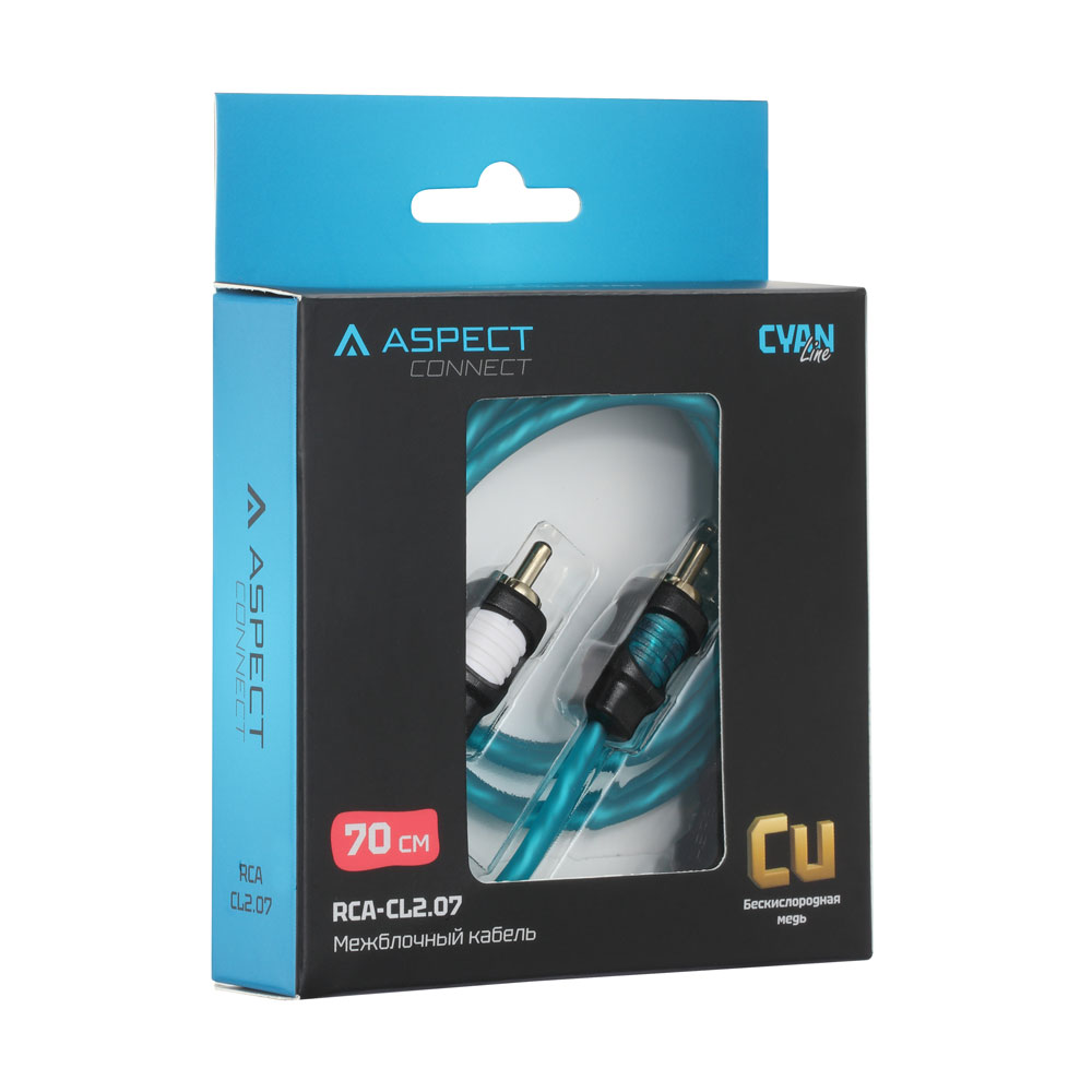 картинка Межблочный кабель ASPECT RCA-CL2.07 купить в магазине CAROBASS