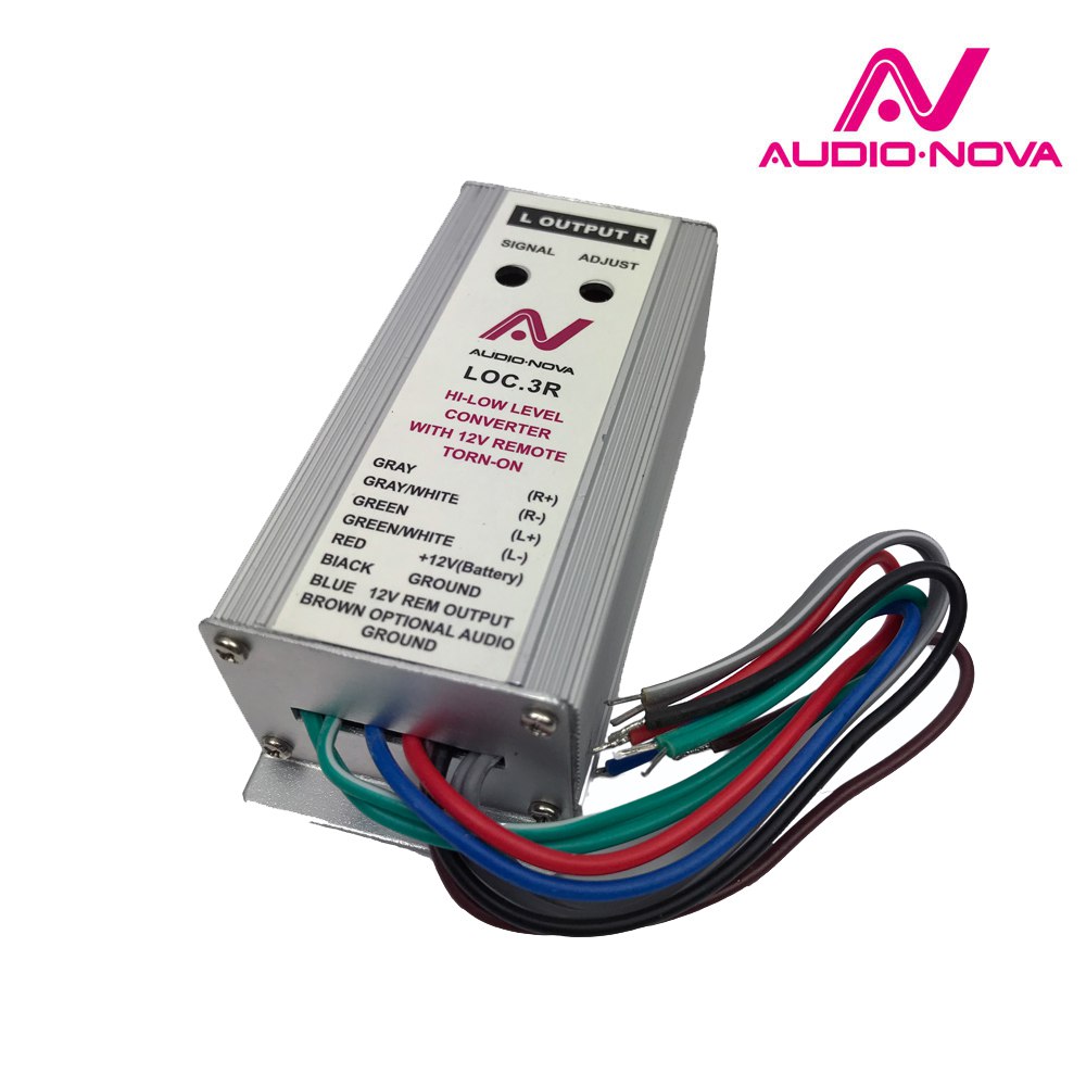 картинка Преобразователь уровня сигнала AUDIO NOVA LOC.3 купить в магазине CAROBASS