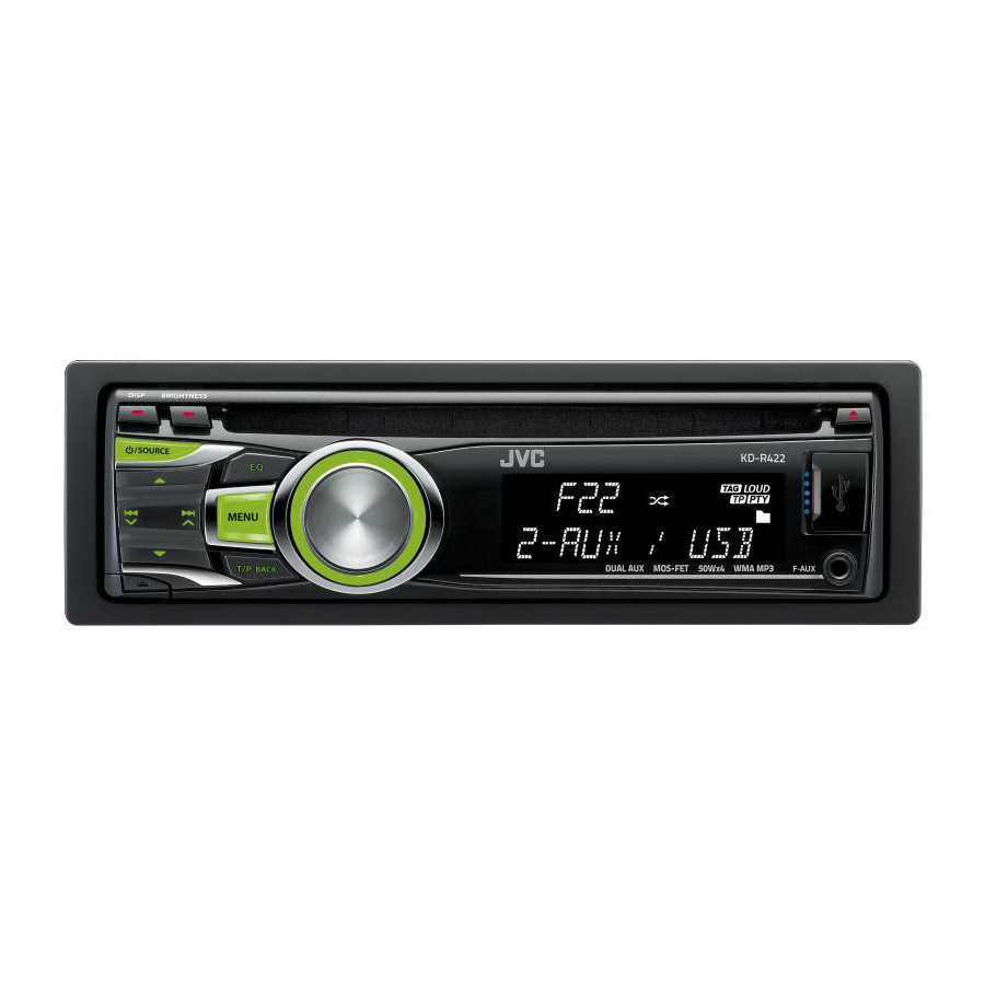картинка Автомагнитола JVC KD-R422EY купить в магазине CAROBASS