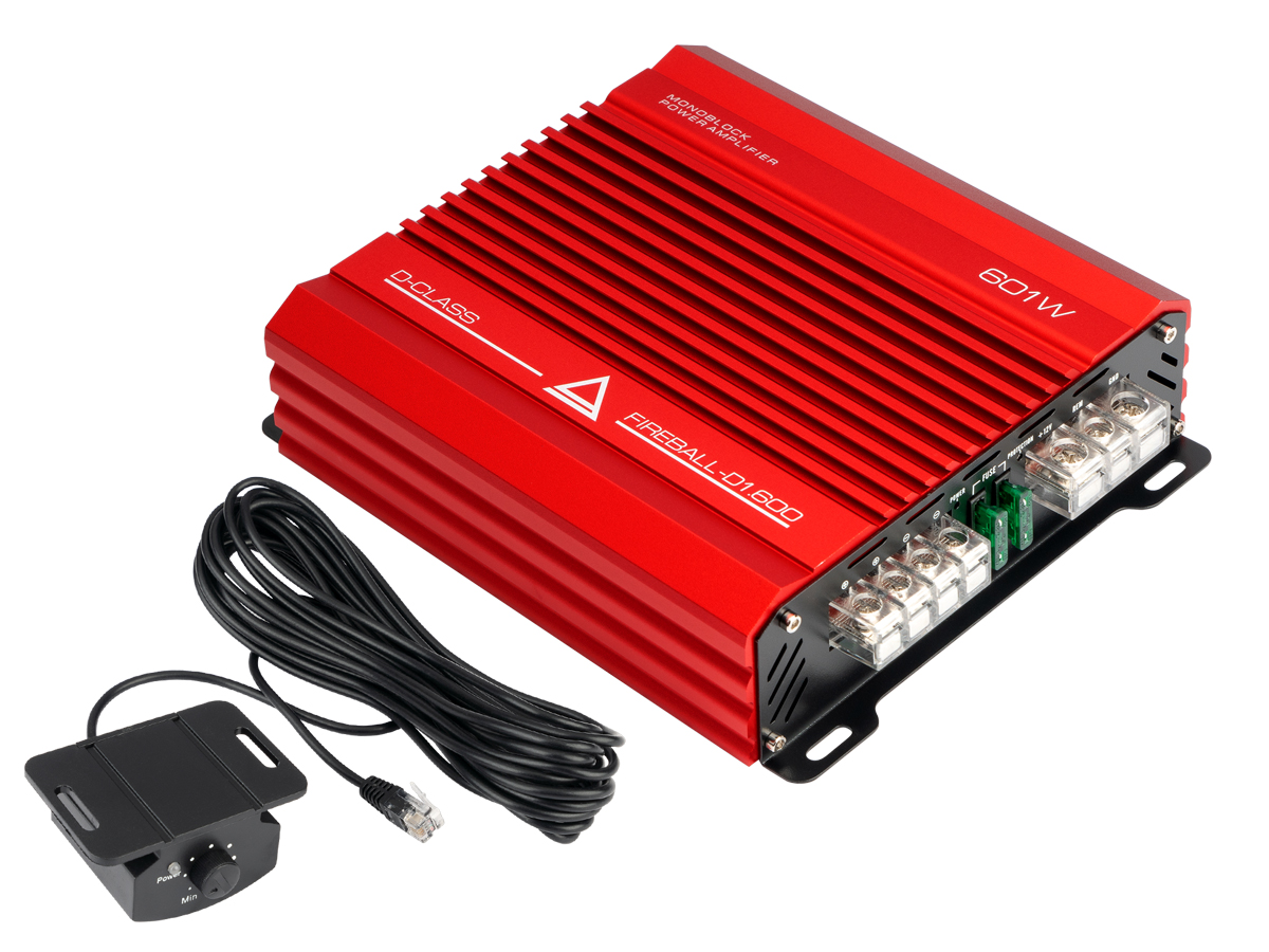 картинка Усилитель 1 канальный AURA FIREBALL-D1.600 купить в магазине CAROBASS