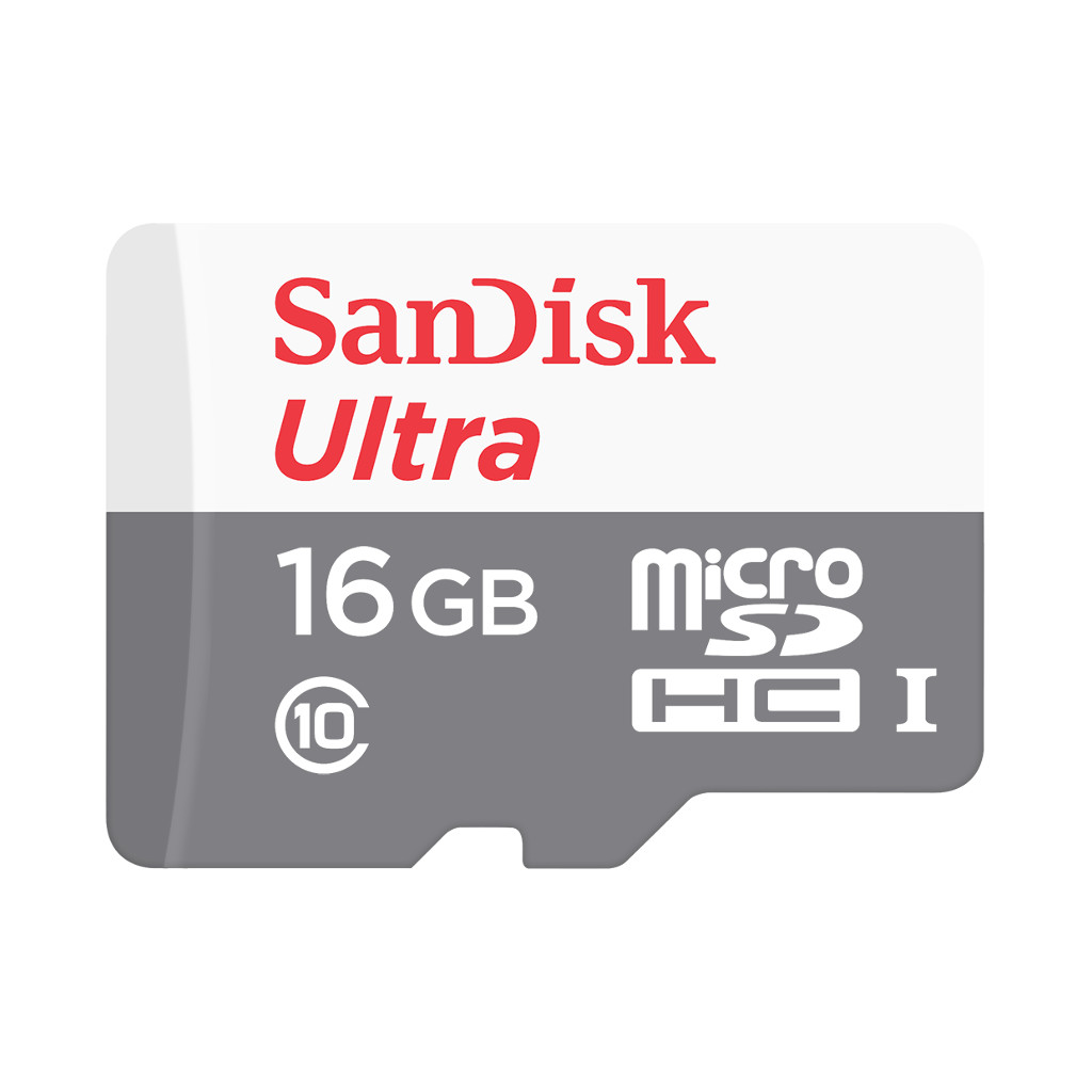 картинка Карта памяти MicroSDHC 16Gb SanDisk C10 (с адаптером) MicroSDHC 16Gb/10 купить в магазине CAROBASS