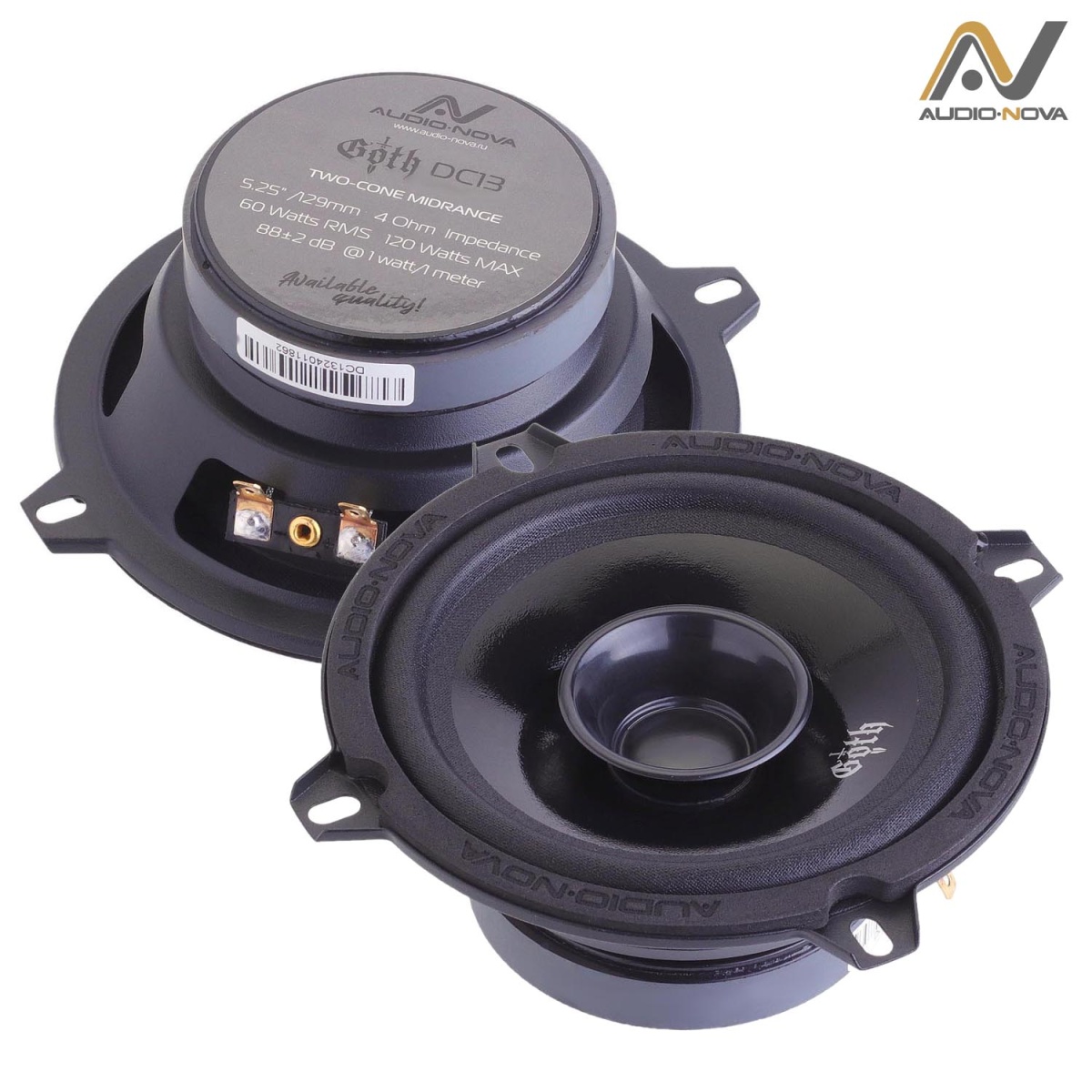 картинка AC 5.25" широкополосная AUDIO NOVA GOTH DC13 купить в магазине CAROBASS