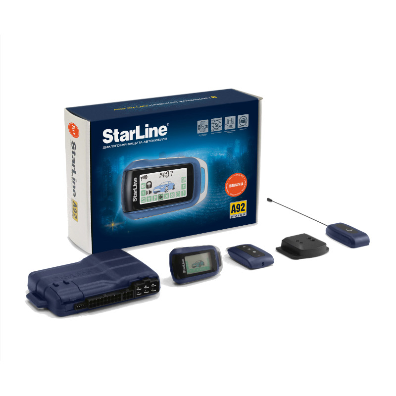 картинка Автосигнализация с автозапуском StarLine A92 купить в магазине CAROBASS