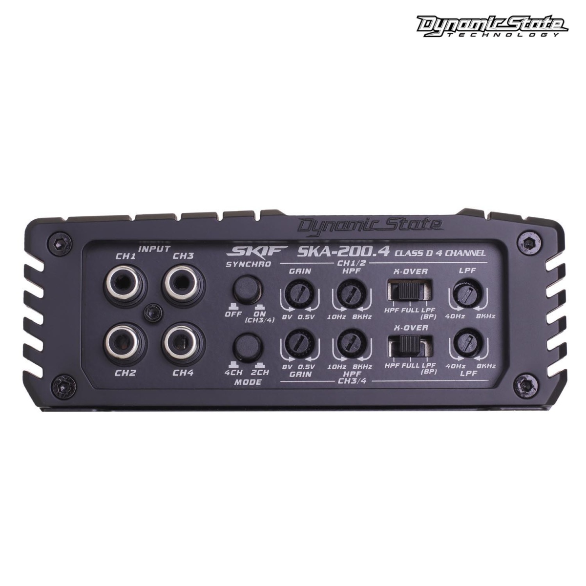 картинка Усилитель 4-х канальный DYNAMIC STATE SKIF SKA-200.4 купить в магазине CAROBASS