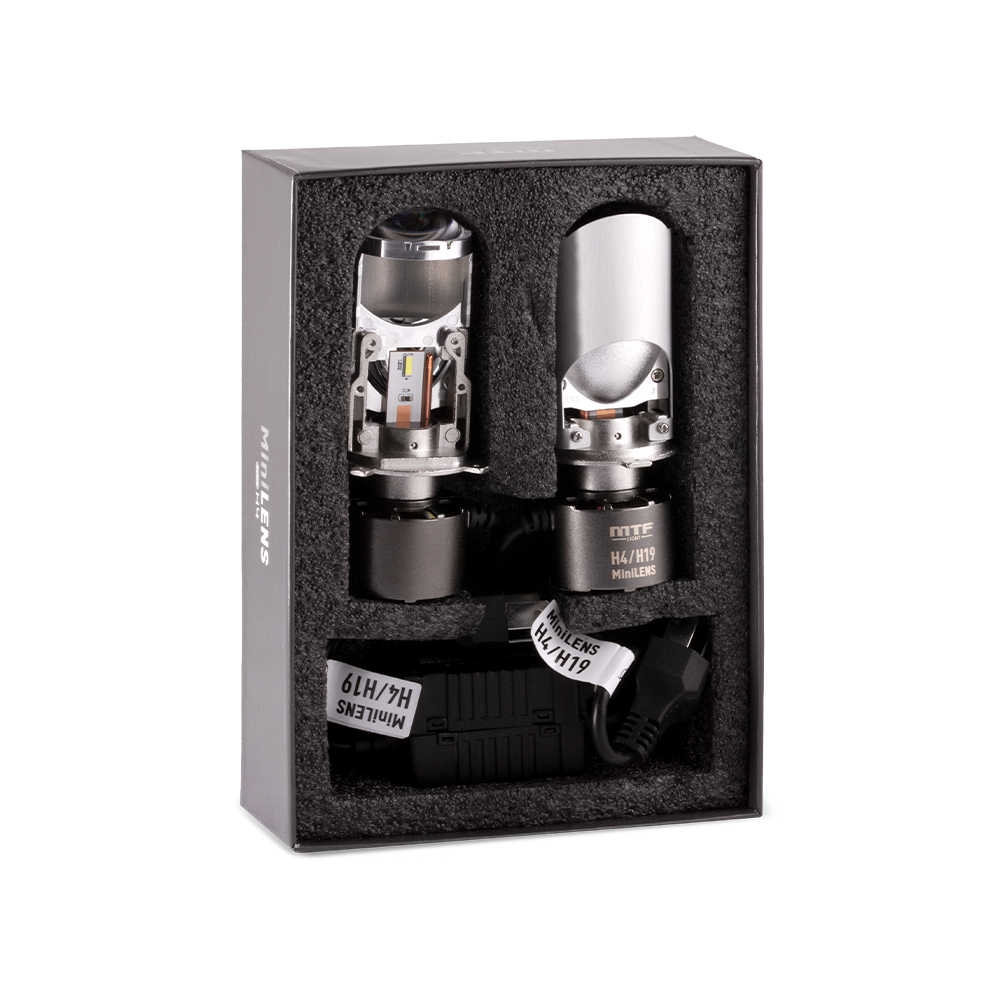 картинка Линзы LED MTF LIGHT MINILENS H4/H19 MH4K5 купить в магазине CAROBASS