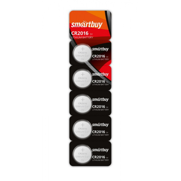 картинка Батарейка Smartbuy CR2016 (SBBL-2016) купить в магазине CAROBASS