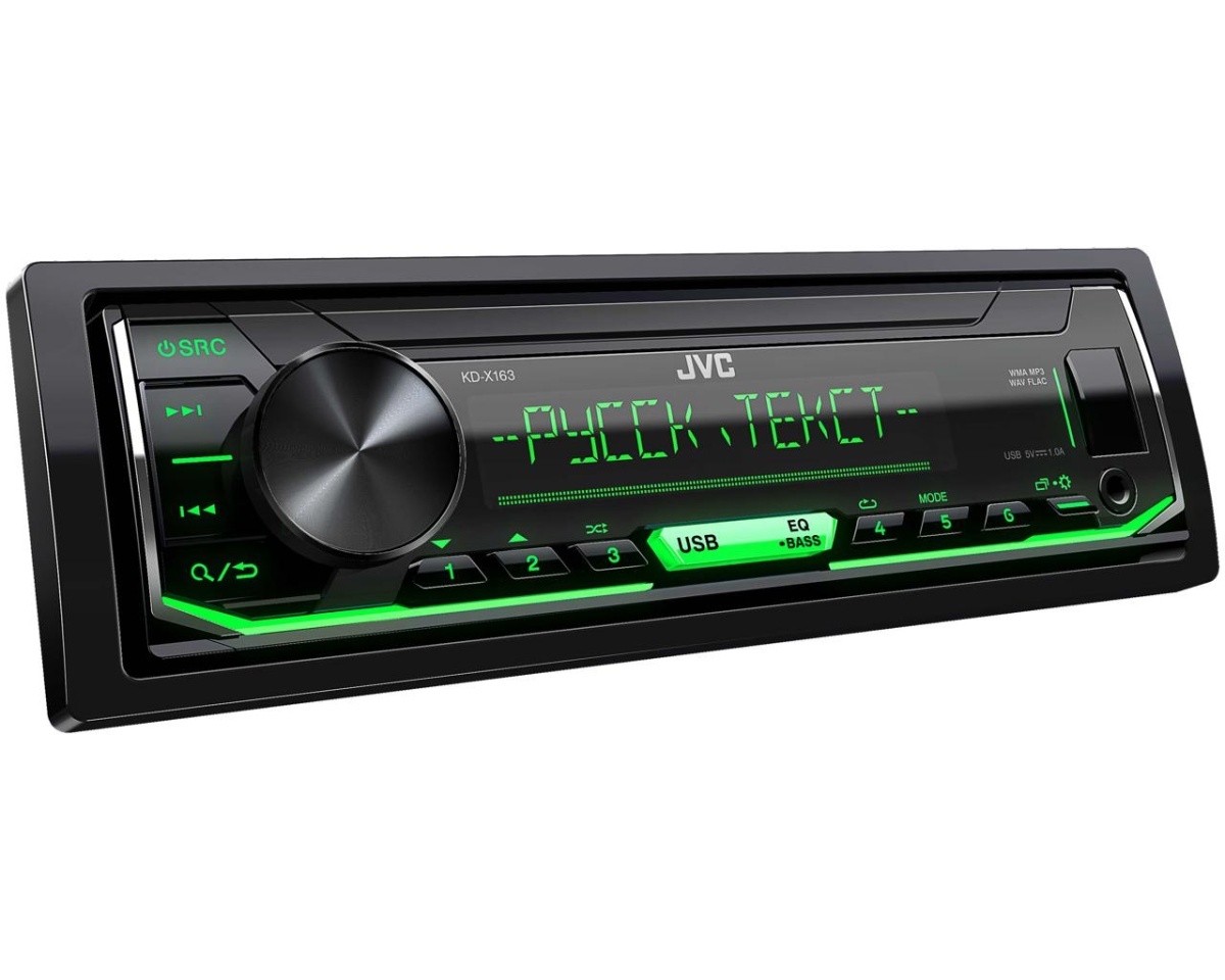 картинка Автомагнитола JVC KD-X163 купить в магазине CAROBASS