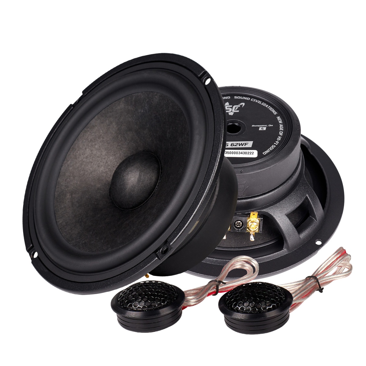 картинка AC 6.5" компонентная KICX SC MS 62WF + MS TW25 купить в магазине CAROBASS