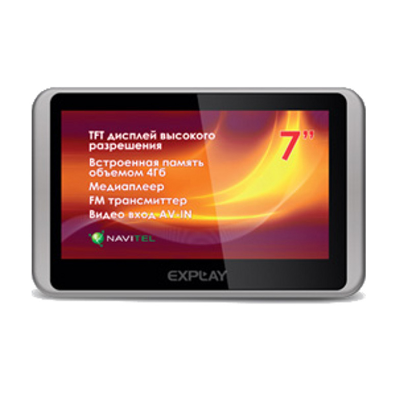 картинка GPS-навигатор EXPLAY 7″ GTI7 купить в магазине CAROBASS
