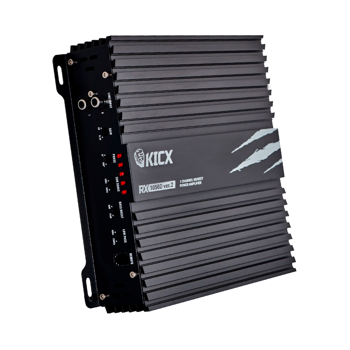 картинка Усилитель 1 канальный KICX RX 1050D ver.2 купить в магазине CAROBASS