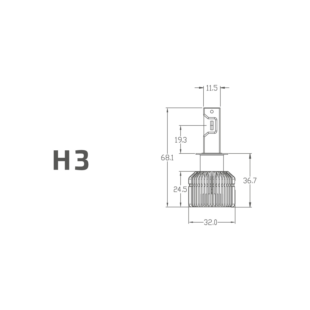 картинка Лампы LED H3 MTF Light Dynamic Vision купить в магазине CAROBASS