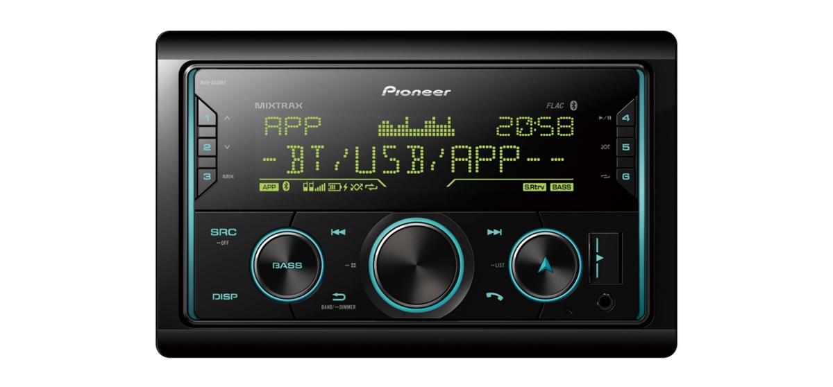 картинка Автомагнитола PIONEER MVH-S620BT купить в магазине CAROBASS