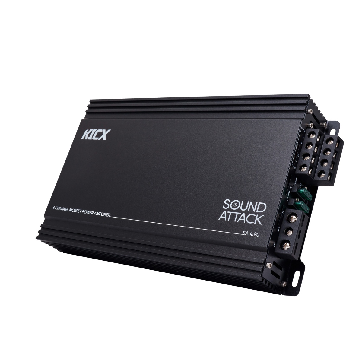 картинка Усилитель 4-х канальный KICX SA 4.90 купить в магазине CAROBASS