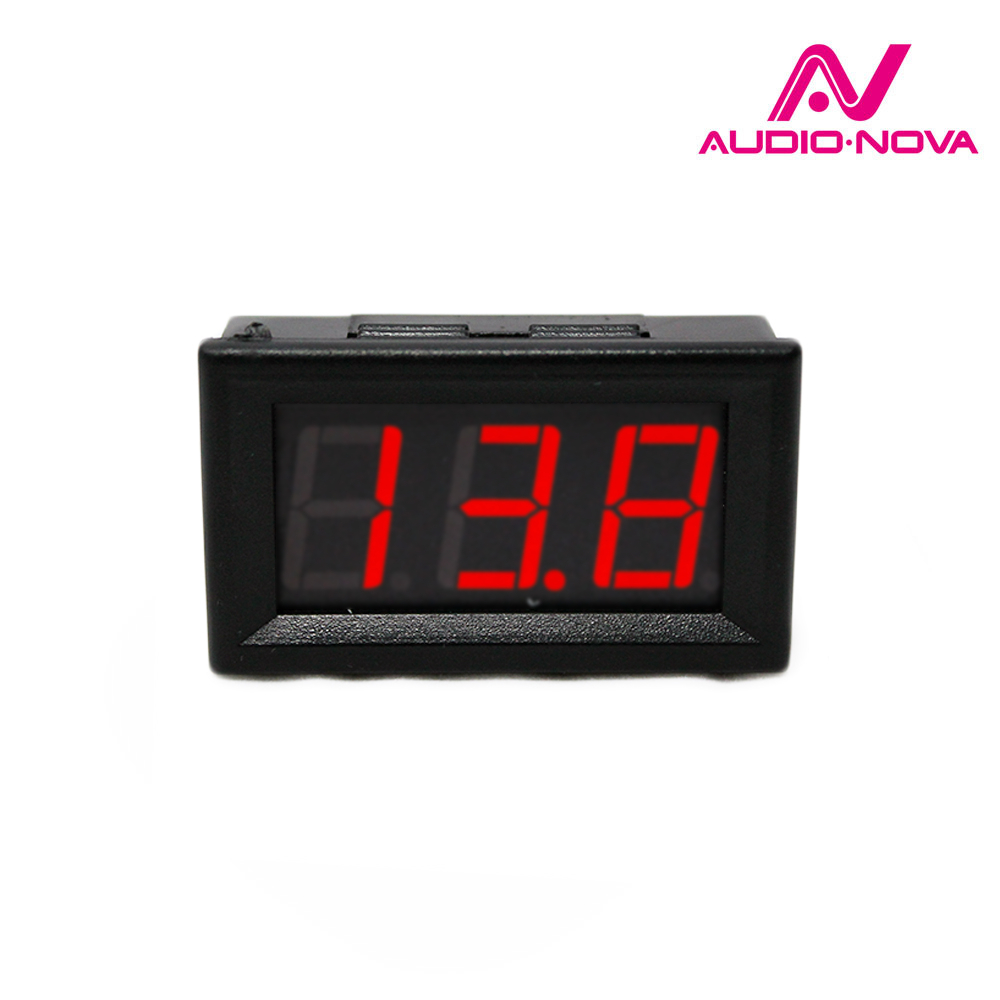 картинка Вольтметр цифровой автомобильный AUDIO NOVA VTM1-R купить в магазине CAROBASS